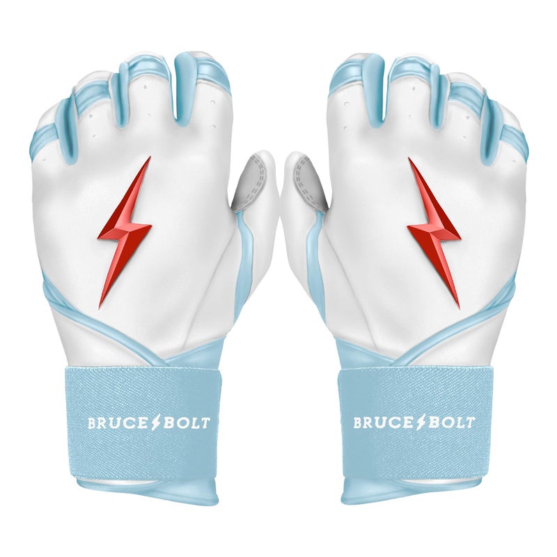 BRUCE BOLT Signature Series Long Cuff Batting Gloves Ian Happ Edition Happ White Small - Image 2