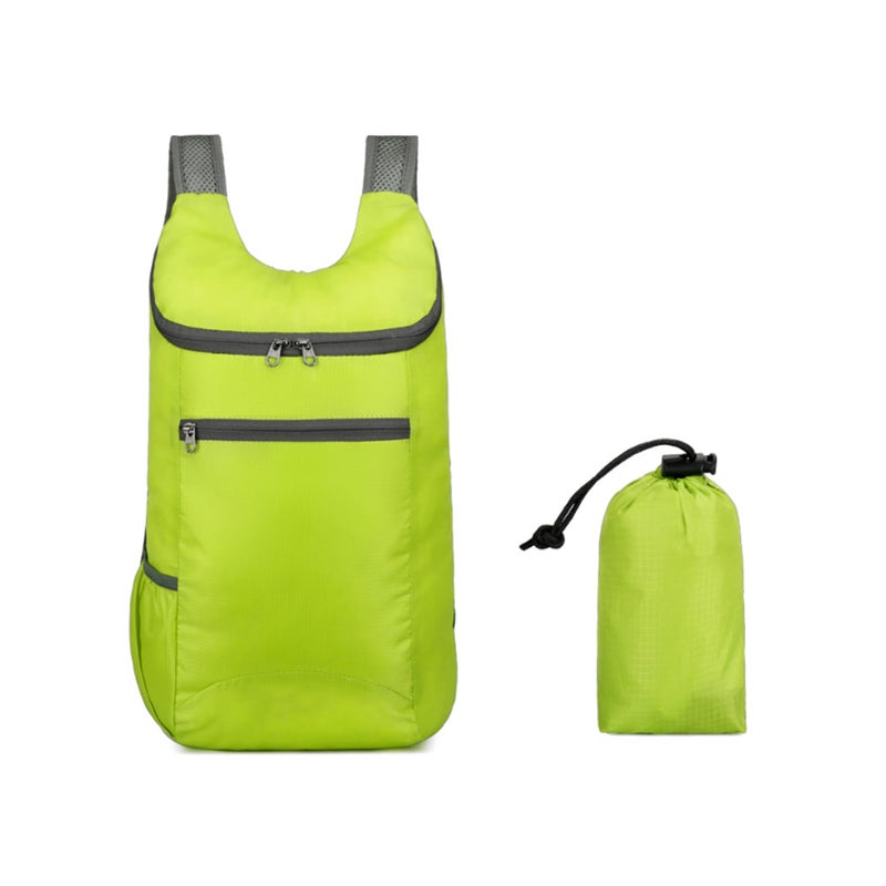 SIPYTOPF Foldable Backpack20L Lightweight water resistant Travel Hiking Backpack for Outdoor Sports Camping Daypack Bag Green - Image 2