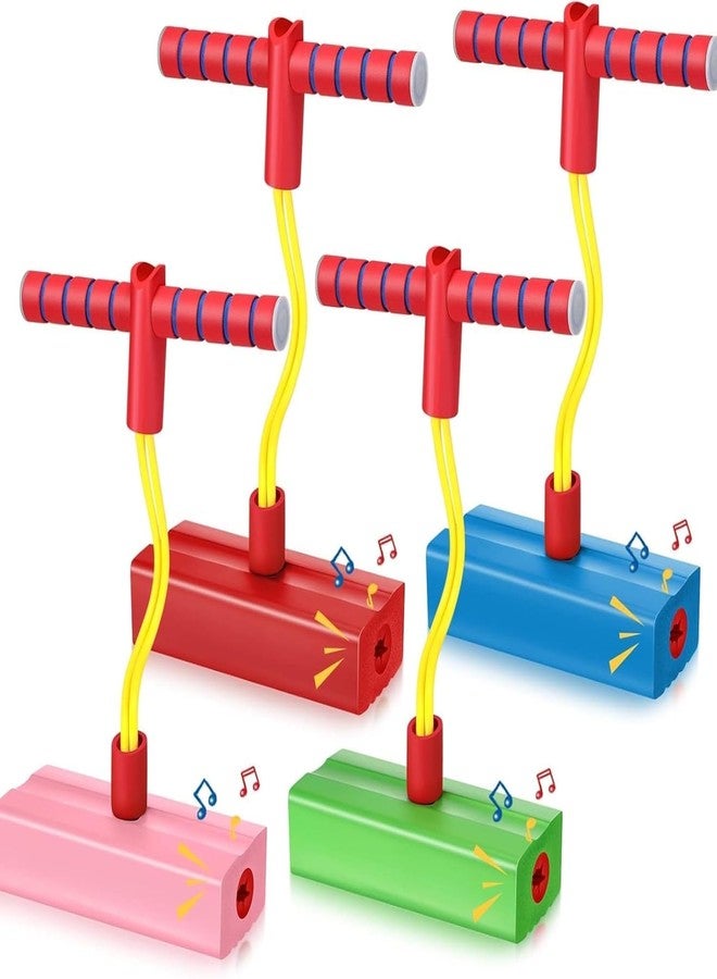 JAY EMPIRE Training Foam Pogo Stick | Bungee Jumper Balance Game with Squeaky Sounds | Indoor & Outdoor Play - Durable Foam Base, Squeaky Sounds - Gifts for 3-12 Year Old Boys Girls - Multi Color - Image 2