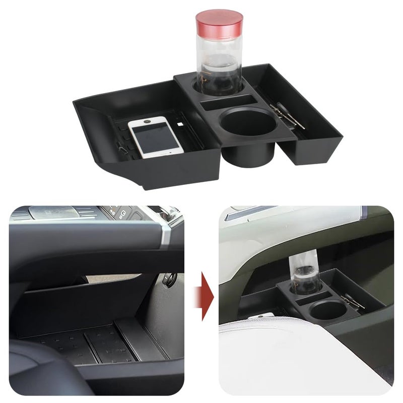 Salusy for 2024 2025 2026 Hyundai Santa Fe Insert Glove Pallet Organizer Center Console Armrest Storage Box Tray Santa Fe 2024 2025 2026 Accessories (2024 2025 Santa Fe Lower Console Tray) - Image 5