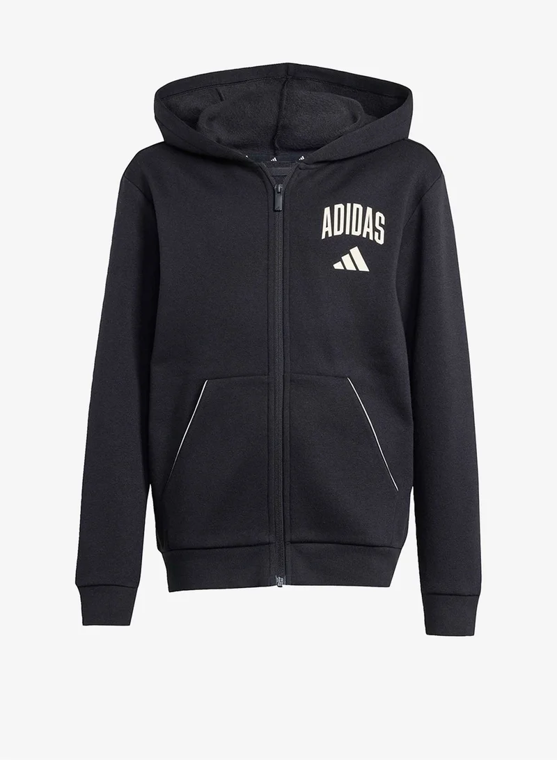 Adidas  Youth Seasonals Collegiate Typography Hoodie  | Best Price UAE