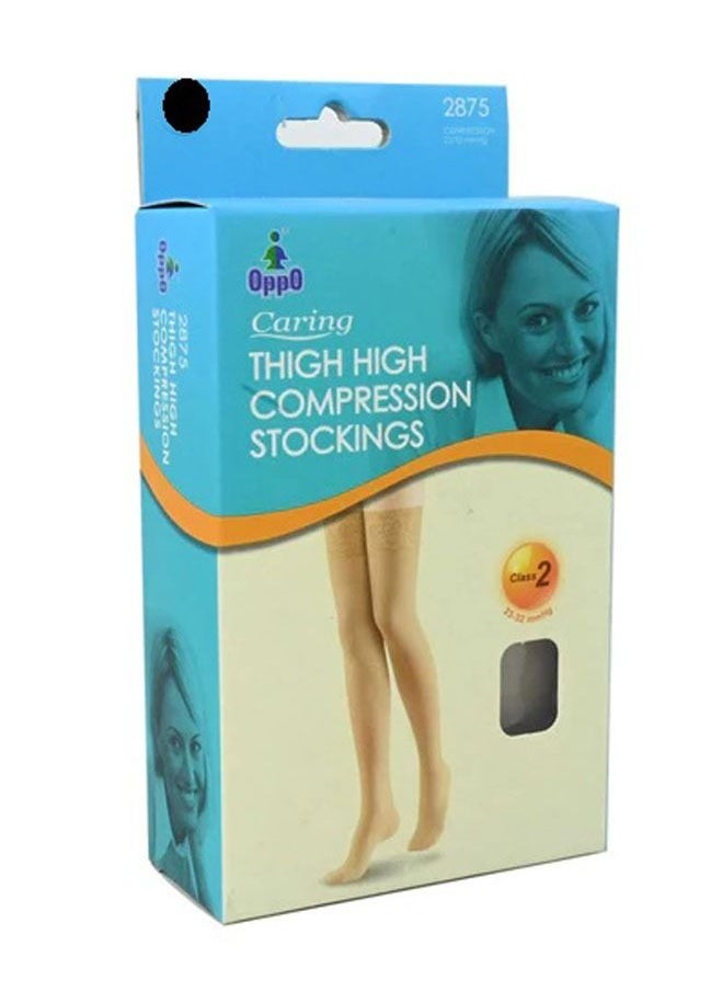 OPPO - OPPO THIGH HIGH COMPRESSION STOCKINGS - LARGE - Image 1