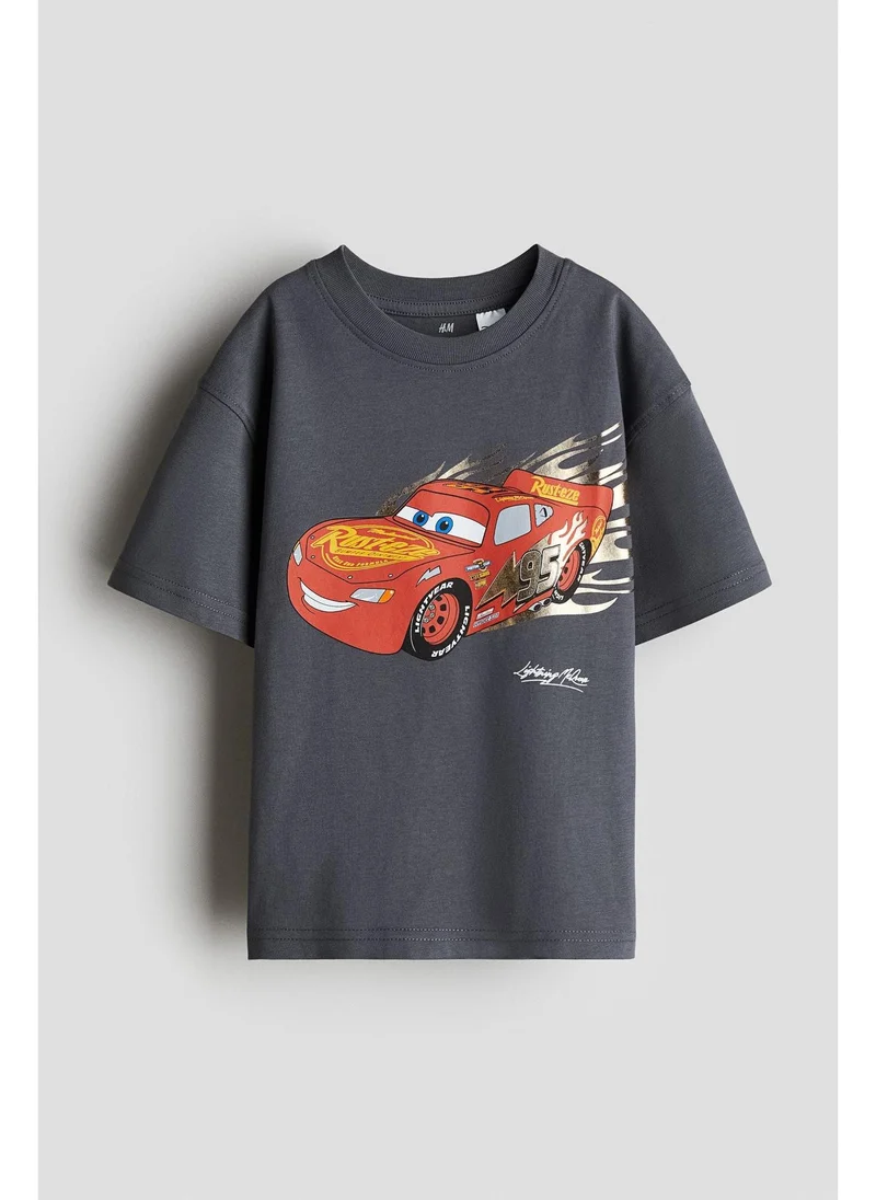 H&M Printed oversized T-shirt