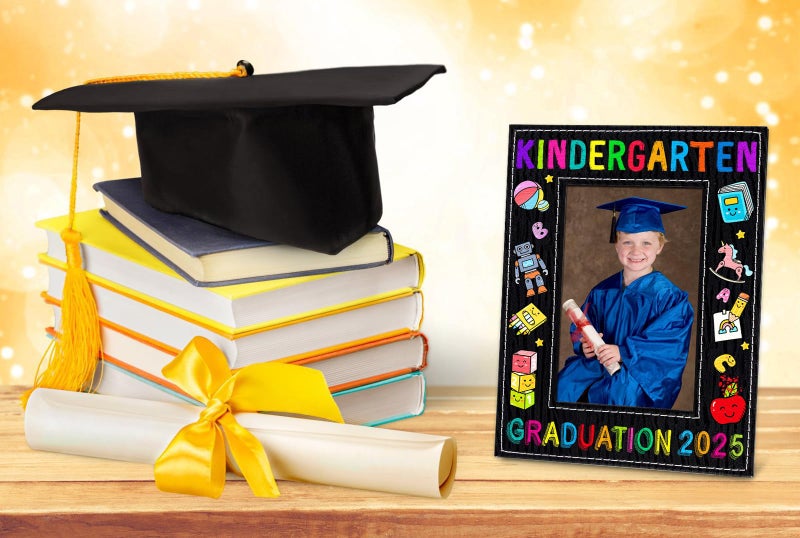 PETCEE Kindergarten Graduation Gifts - 2025 Kindergarten Graduation Picture Frame 4"x 6" Preschool Pre-K Graduation Photo Frame Gift for Boys Girls Kids Students Daughter Son Granddaughter Grandson - Image 5