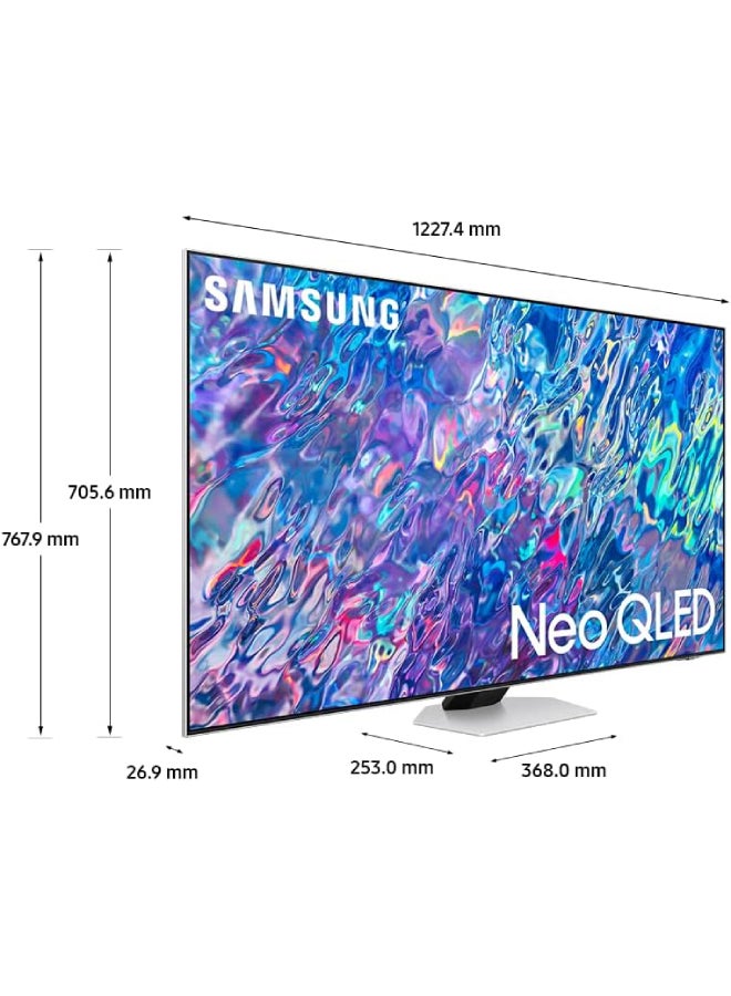 سامسونج تلفزيون QN85B Neo QLED 4K الذكي مقاس 55 بوصة 55QN85BAUXEG + شريط صوت 2.0 قناة بالإضافة إلى بلوتوث وUSB وراديو FM بقدرة 600 وات PMPO - Image 3