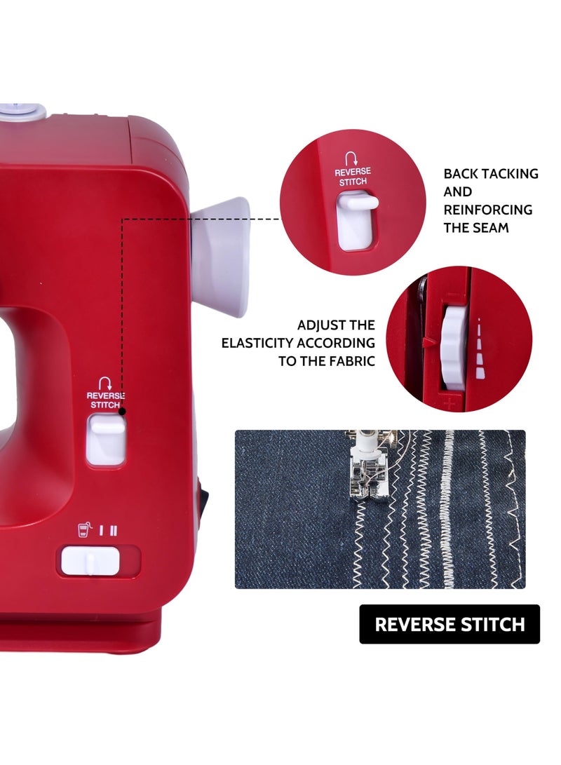 جوشبيرغ ماكينة خياطة صغيرة مدمجة للمبتدئين - Image 5