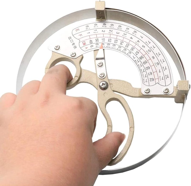 Stainless Steel Brass Scissor Type Hat Size Measuring Tool 49 62cm Adult Head Circumference Ruler - Image 5