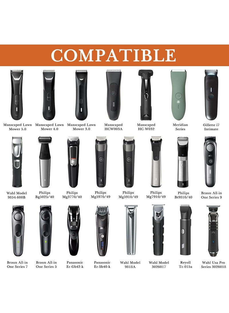 Travel Storage Case for Philips Norelco Multigroom Series 3000/5000, MG3740/40, MG5910/49 - Protective Organizer for Beard Trimmer, Attachments, Face & Ear Hair Trimmer, and Hair Clipper Shaver - Image 2