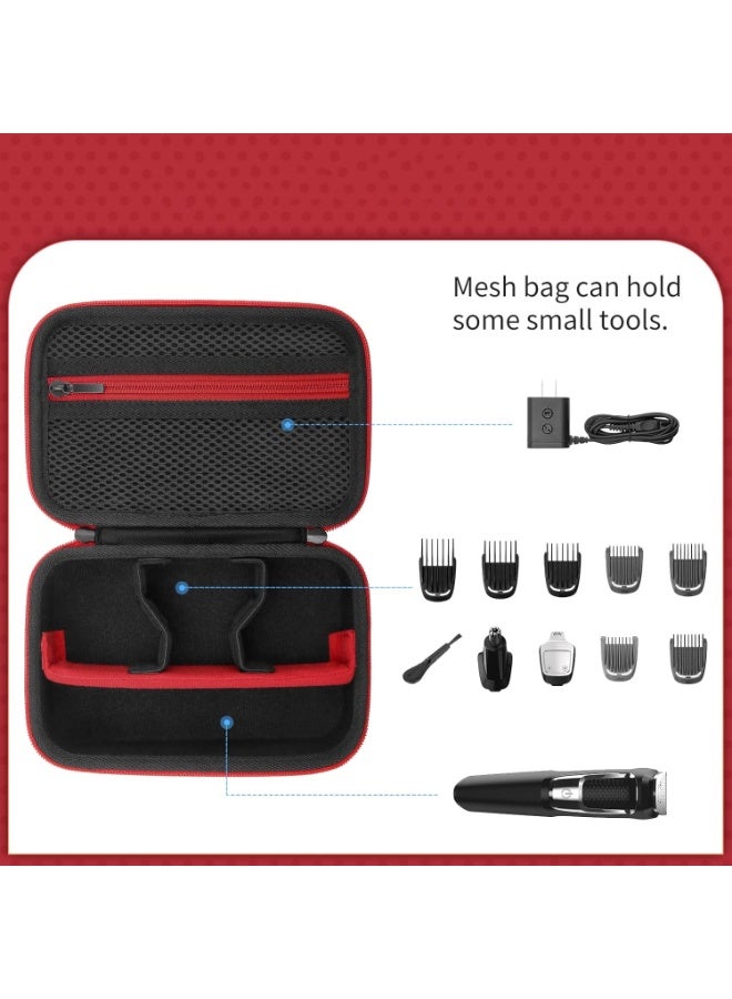 Travel Storage Case for Philips Norelco Multigroom Series 3000/5000, MG3740/40, MG5910/49 - Protective Organizer for Beard Trimmer, Attachments, Face & Ear Hair Trimmer, and Hair Clipper Shaver - Image 5