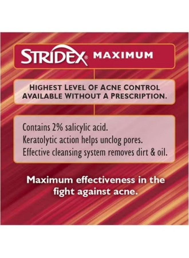 Stridex 55 Pads Medicated Acne Pads (Maximum Strength) Acne Treatment for Face, Reduces the Number of Acne Pimples and Blackheads and Allows Skin to Heal - Image 5