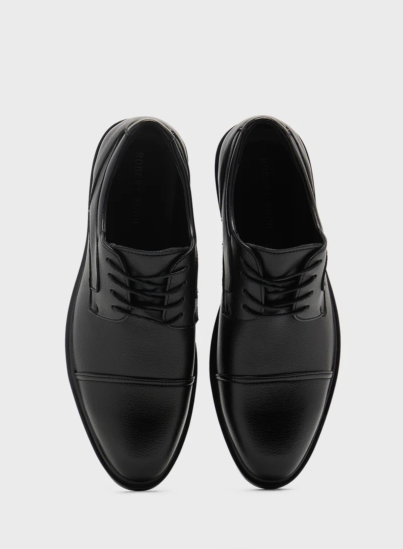 روبرت وود Toe Cap Detail Formal Lace Ups