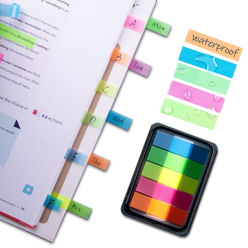 Golcellia 300 Pcs, Transparent Sticky Notes, Page Markers, Sticky Tabs, Label Stickers, Pop Up Index Tabs, Flags Stickers - Image 4