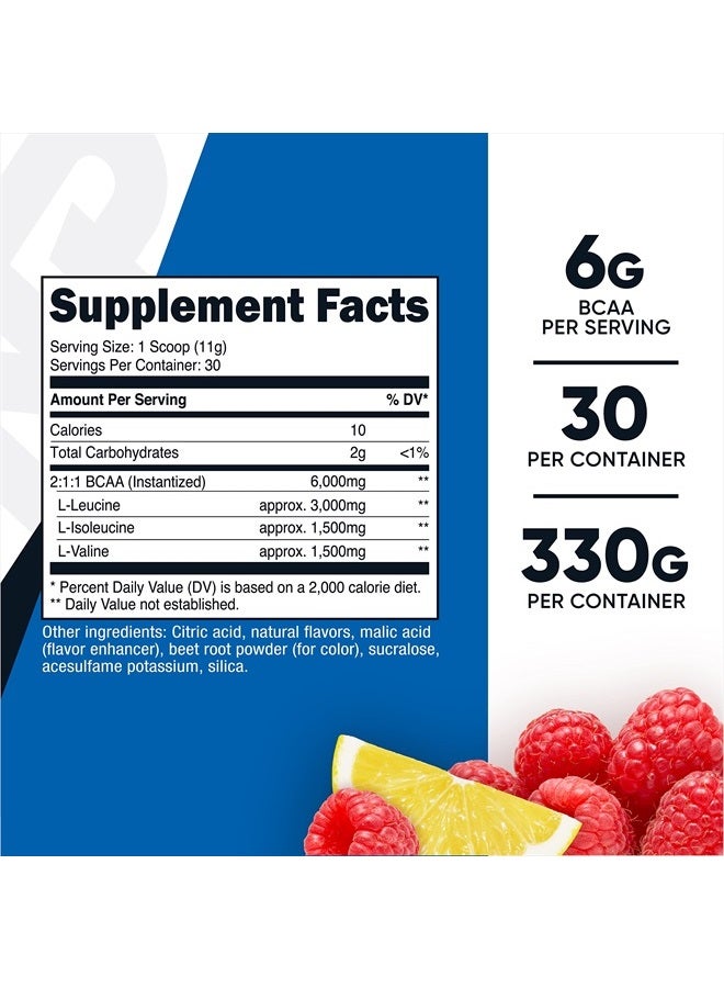 Nutricost BCAA Powder Raspberry Lemonade, 30 Servings - Image 3