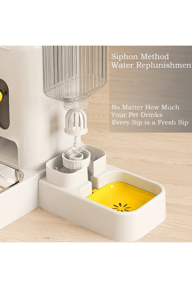 MAMATOONS 2-in-1 Automatic Pet Feeder and Water Dispenser Pet Bowl Smart Gravity Food Bowl for Cats and Small Dogs - Image 4