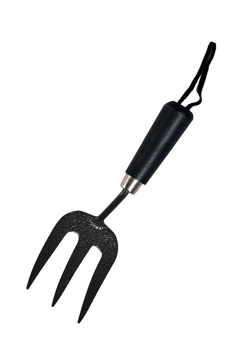 LAVANYA INTERNATIONAL Lavanya International Carbon Steel Hammer Tone Grey Standard Hand Fork  - Image 1