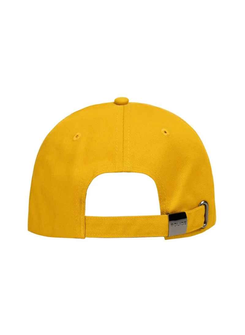 Police Yellow Police Gothic Monogram Cotton Baseball Cap - Yellow for Men | Best Price UAE