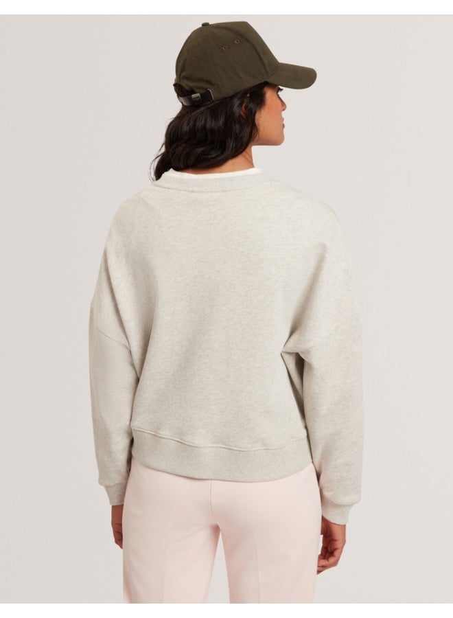 Ted Baker Printed Embroidered Sweatshirt - Image 5