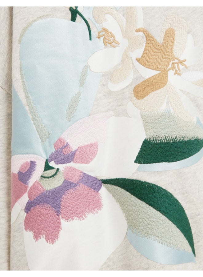 Ted Baker Printed Embroidered Sweatshirt - Image 3