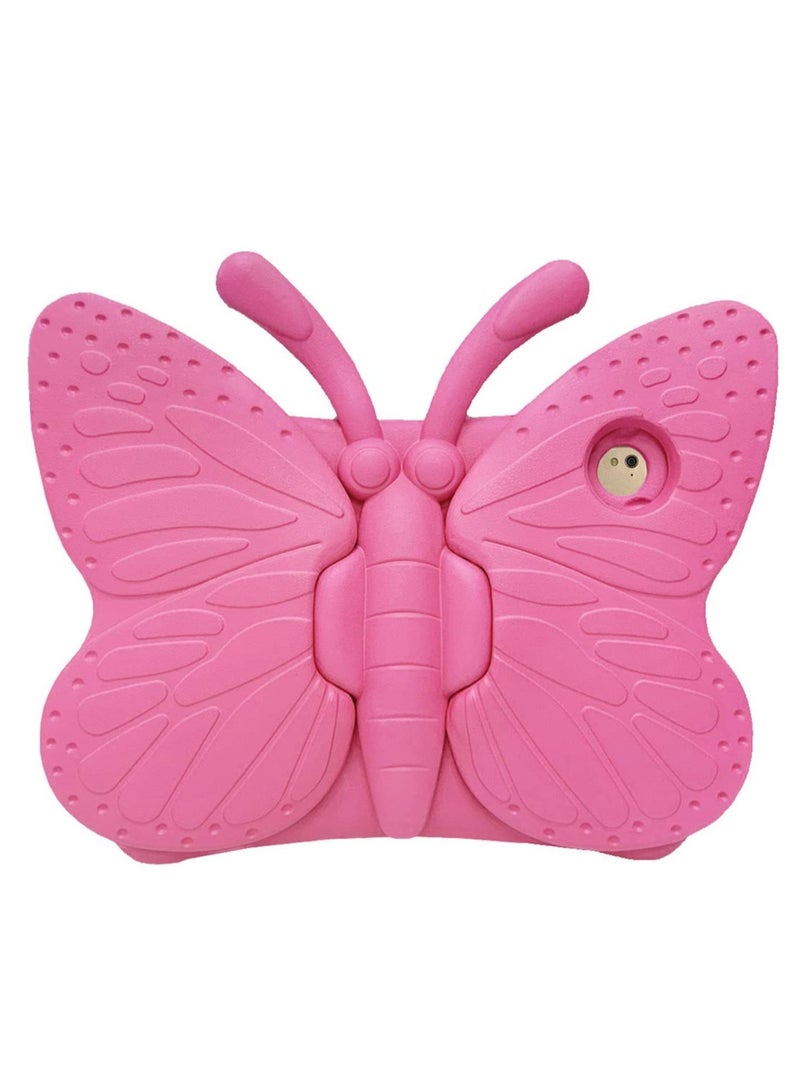 ELTRAZONE 3D Cartoon Butterfly Non-Toxic EVA Light Weight Kid Proof Shockproof case with Kickstand for ipad 5/ ipad 6 /ipad pro 9.7/ New iPad 2017 case (Rose) - Image 4