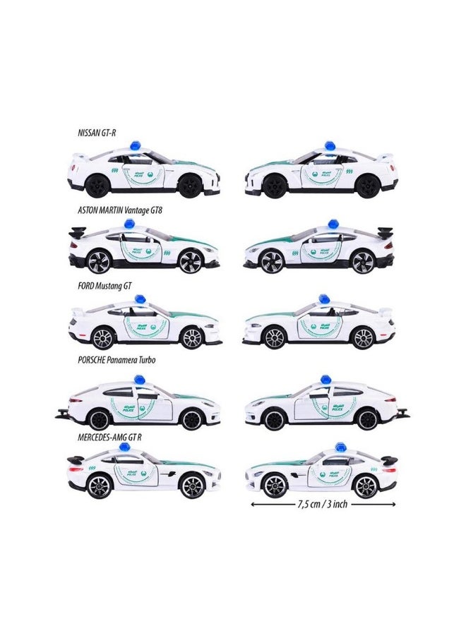 Majorette Majorette 2023 V1 Dubai Police Car Giftpack (1:64, 5 Pieces)  - Image 2