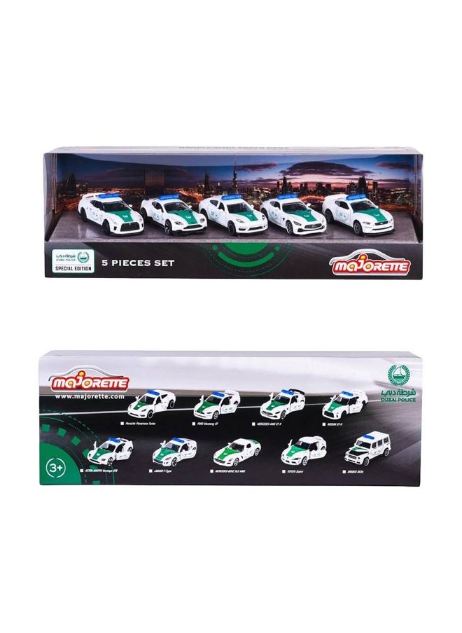 Majorette Majorette 2023 V1 Dubai Police Car Giftpack (1:64, 5 Pieces)  - Image 1