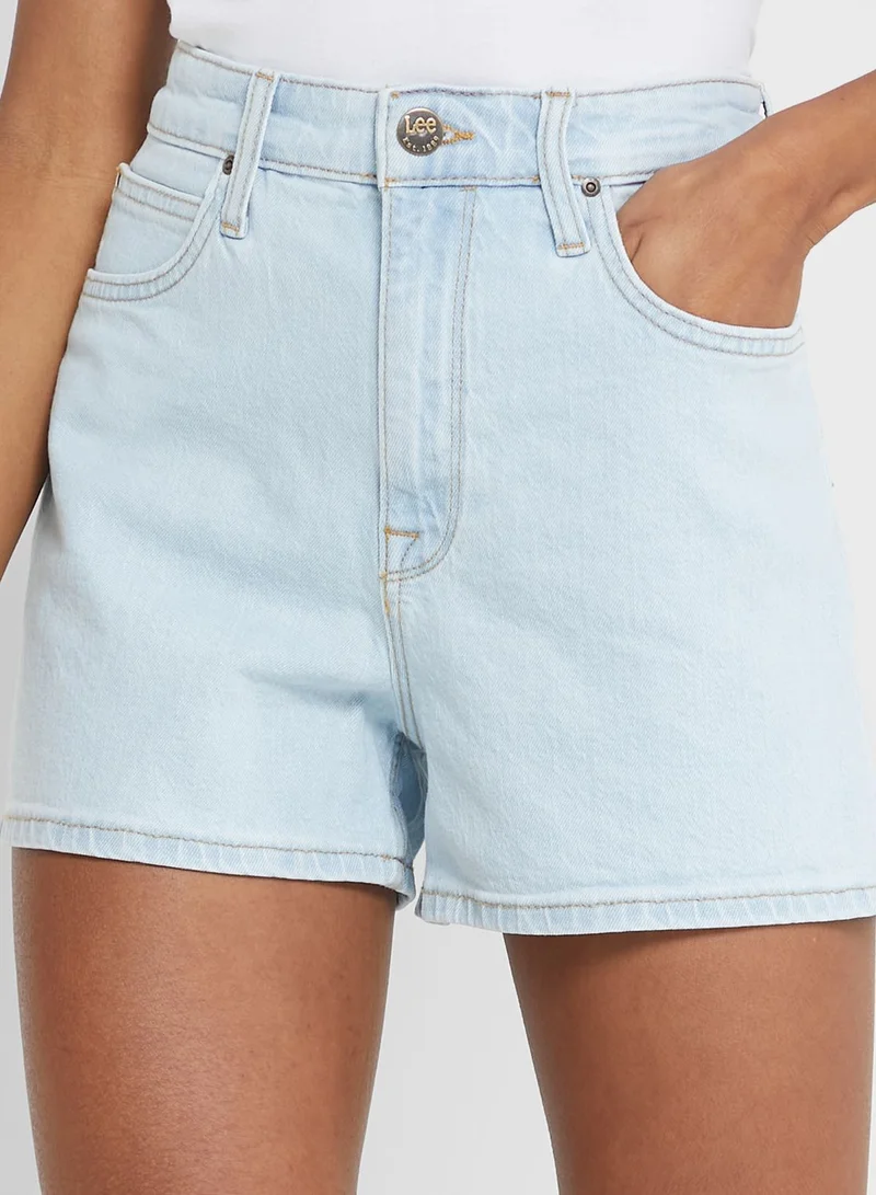 LEE High Waist Denim Shorts