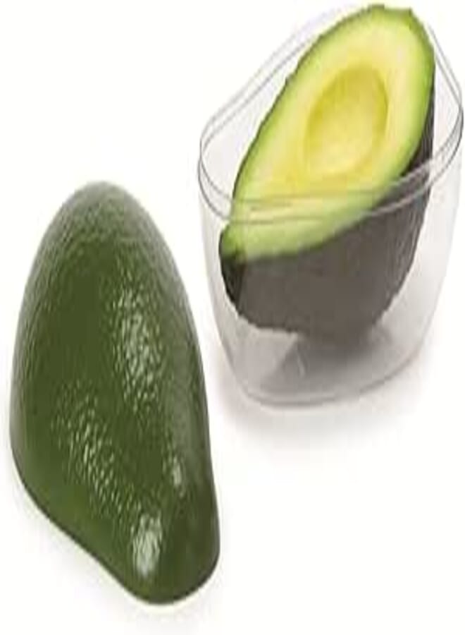 Snips avocado container save freshness size 13 cm, san, transparent and green 000903