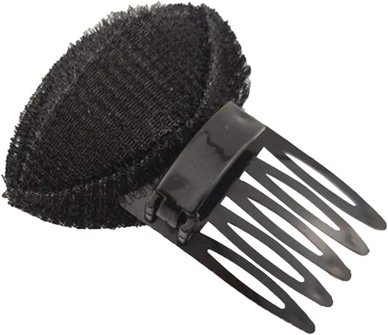 Feora9X FEORA Puff Maker For Hair Puff Accessories Hair Style Tools Hair Head Cushion Invisible Fluffy Hair Pad Sponge Clip Front Hair Base Comb Bun Bump Up Volume Hair Base - (PACK OF 4) - Image 1