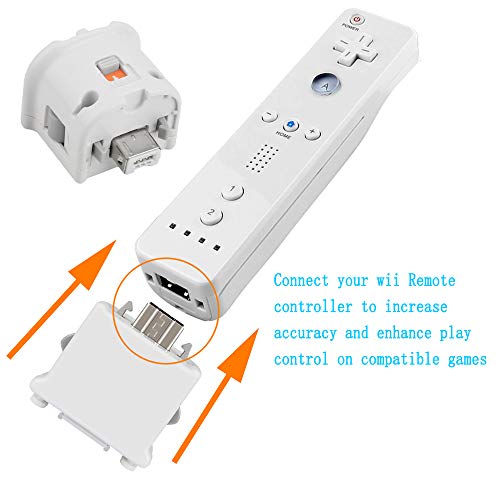 LACTIVX Wii Motion Plus Adapter, 2 Packs Upgraded Motion Attachment for Wii Remote Controller (White) - Image 5