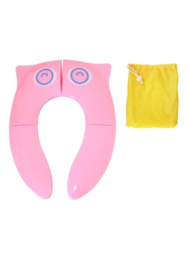 Cartoon Owl Smile Foldable Toilet Potty Training Seat - Image 1