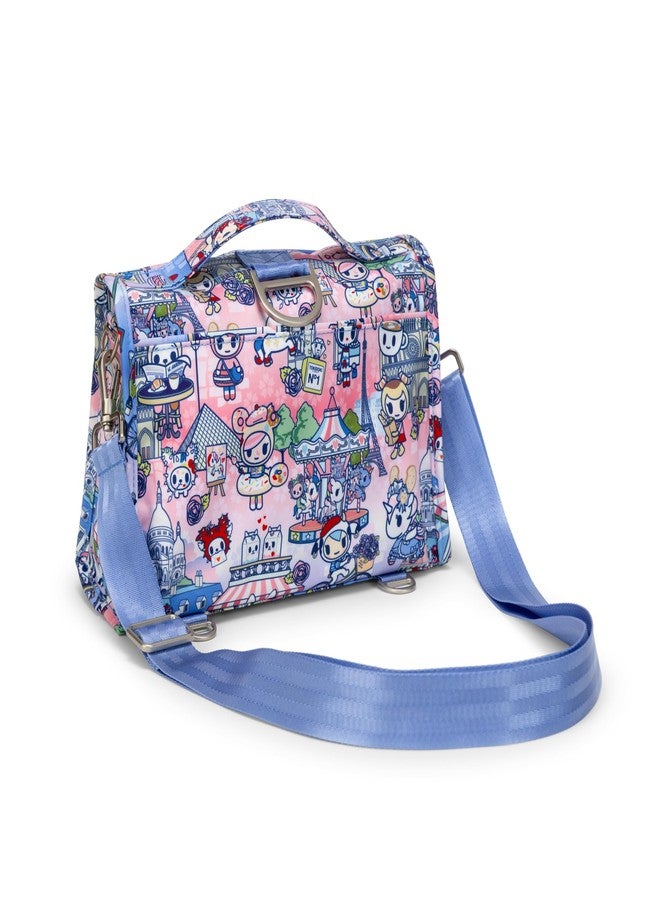 JuJuBe x tokidoki C'est la vie à Paris The Bestie Women's Purse, Diaper Bag, Backpack for Moms, Handbag for Women, Baby Essentials, Travel Backpack for Diapers and Wipes - Image 5