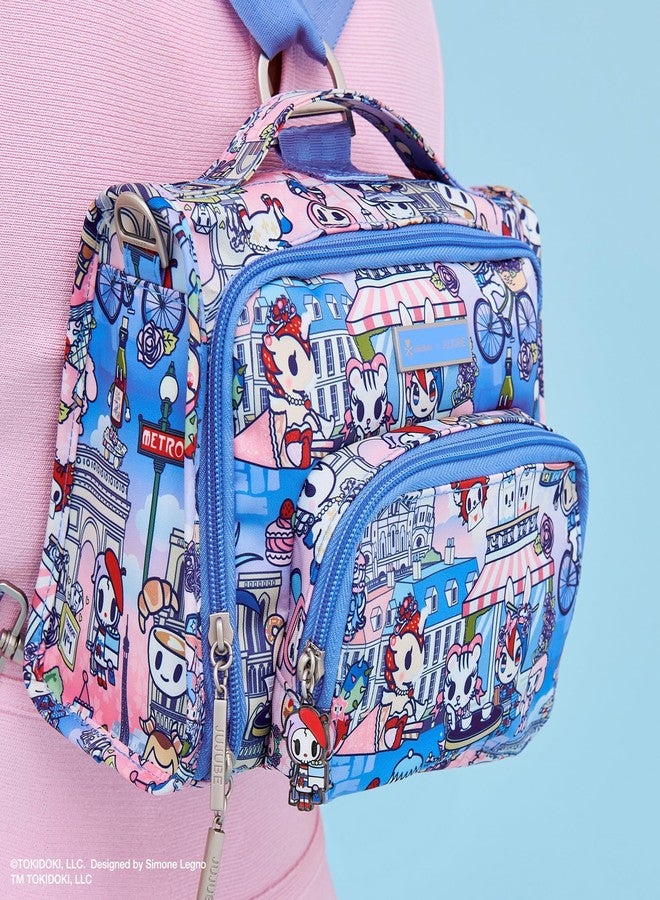 JuJuBe x tokidoki C'est la vie à Paris The Bestie Women's Purse, Diaper Bag, Backpack for Moms, Handbag for Women, Baby Essentials, Travel Backpack for Diapers and Wipes - Image 2