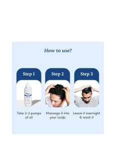 Man Matters Hair Oil With Rosemary, Onion, Bhringraj, Shikkai, Brahmi  Amla Oils  Reduces Hair Breakage Nourishes Hair  Protects Shine  100ml  - Image 4