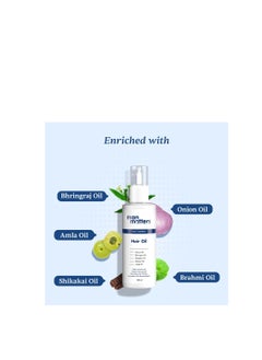 Man Matters Hair Oil With Rosemary, Onion, Bhringraj, Shikkai, Brahmi  Amla Oils  Reduces Hair Breakage Nourishes Hair  Protects Shine  100ml  - Image 3