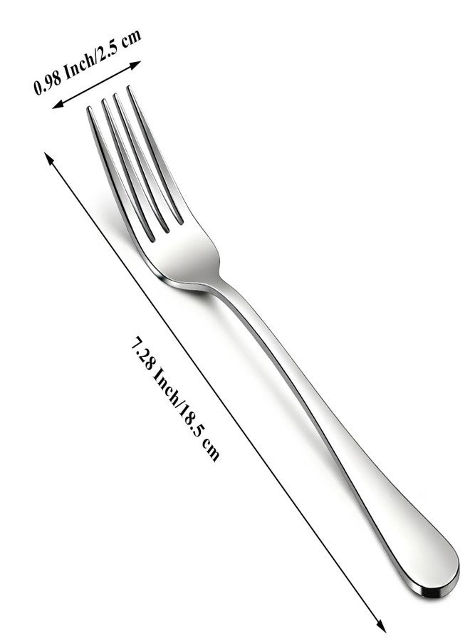Berglander Dinner Forks Set of 24, Stainless Steel 18.5cm Table Forks for Home Kitchen, Hotel, Restaurant, Dishwasher Safe - Image 2