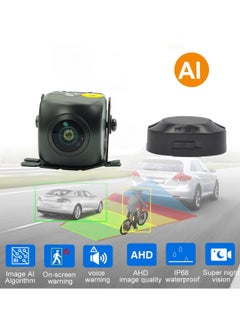 SPIDER SPIDER AI Car Camera 1080P Super HD 170° Wide Angle AHD Waterproof Night Vision Motion Detection Pedestrian Monitoring Reverse Warning Image AI Algorithm Audio Video Prompts High-Temperature Resistant Rearview System  - Image 4