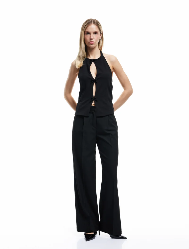كوتون Halter Neck Blouse