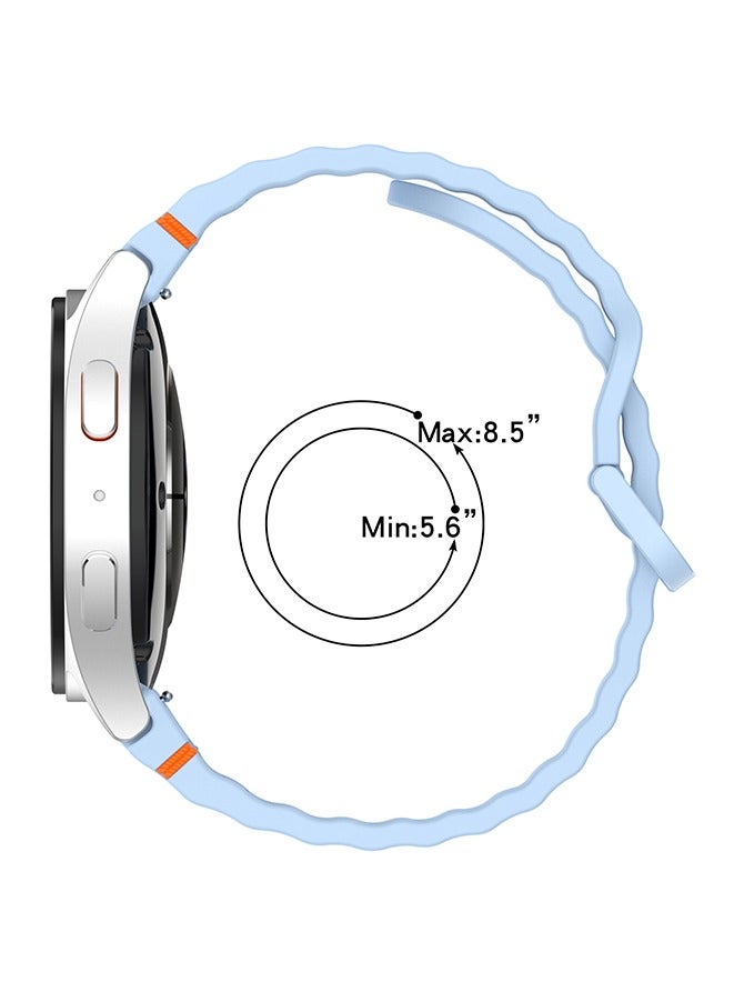 Samsung Galaxy Watch 7 Silicone Straps Replacement [3 Packs]Same as the original strap 20mm Soft Silicone Sport Replacement Strap for Galaxy Watch 7/6/5/4/FE Band Women Men  - Image 5