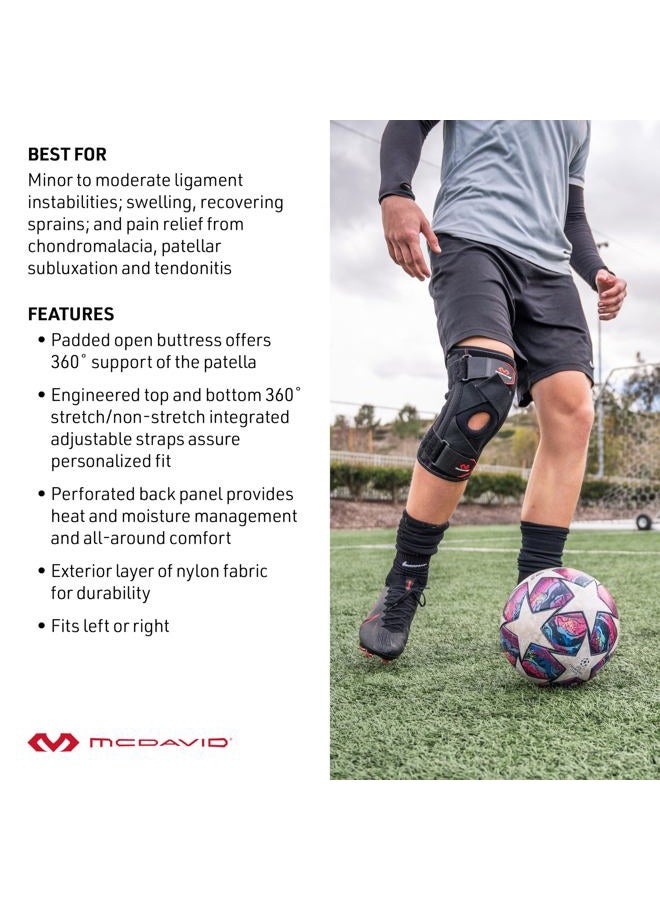 McDavid 425 Ligament Knee Support (Black, X-Large) - Image 4