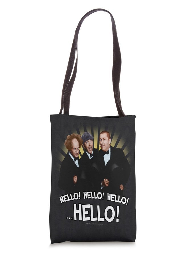 tts The Three Stooges Hello! Hello! Hello! ...Hello! Tote Bag - Image 1