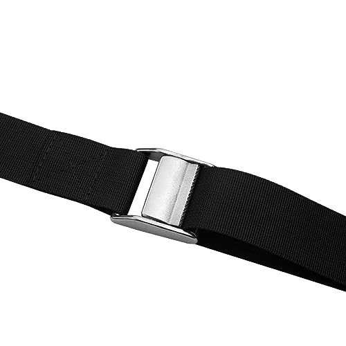 UCEDER 56" Battery Tie Down Strap Kit Battery Hold Down Strap with Stainless Steel 316 Cam Buckle, 4 Stainless Steel 316 Eye Strap Mounts, 8 SS Screws (2 Pack) - Image 4