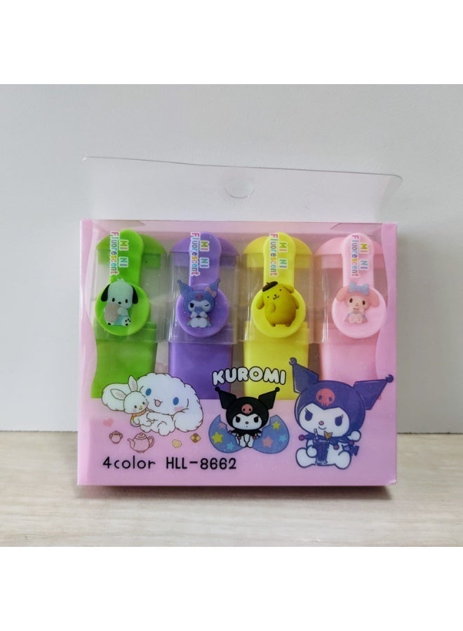 مجموعة أقلام تحديد فوسفورية بألوان متنوعة - Image 3