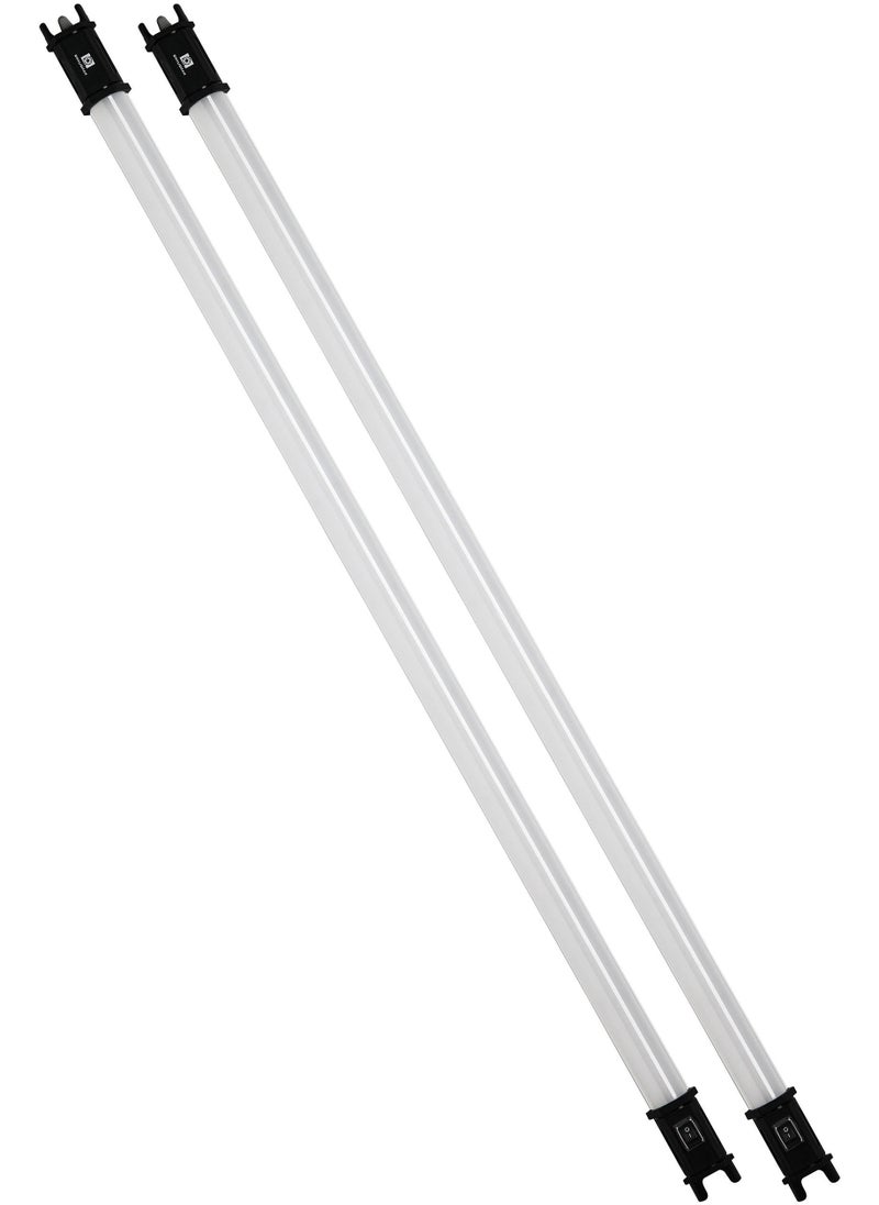 مصباح أنبوبي LED من Nanlite PavoTube II 30C RGB (120 سم، طقم 2 إضاءة) Nanlite PavoTube Double Bank T12