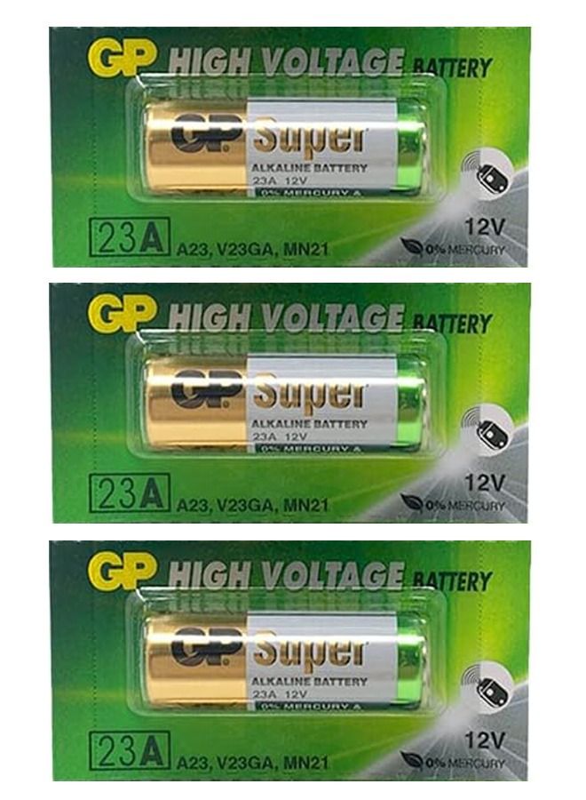 GP 3 Piece Of 23A Ultra Alkaline Battery 12V - Image 1