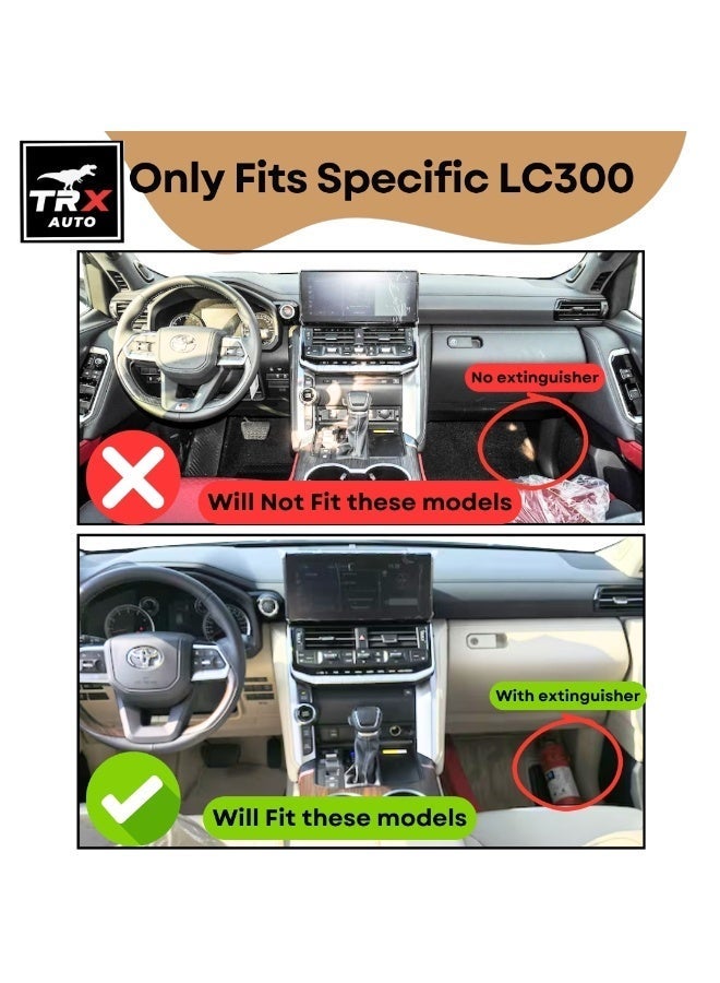  تي ار اكس اوتو دعاسات أرضية لاند كروزر LC300 مع فتحة لمطفأة الحريق - Image 4