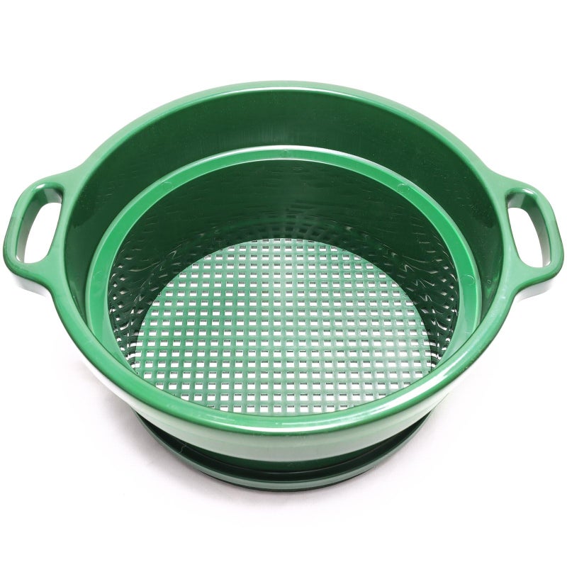 ASR Outdoor DEEP Stacking 14 Classifier Screen with Handles Heavy Duty 5 Gallon Plastic Sifting Sieve - Image 2