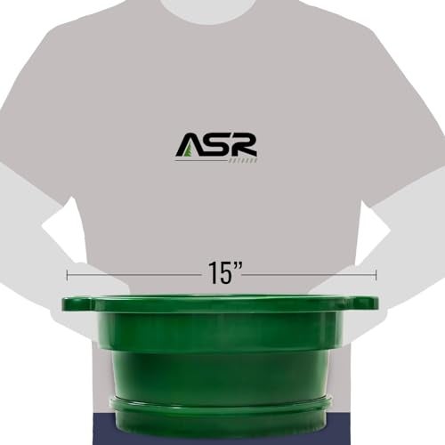 ASR Outdoor DEEP Stacking 14 Classifier Screen with Handles Heavy Duty 5 Gallon Plastic Sifting Sieve - Image 3