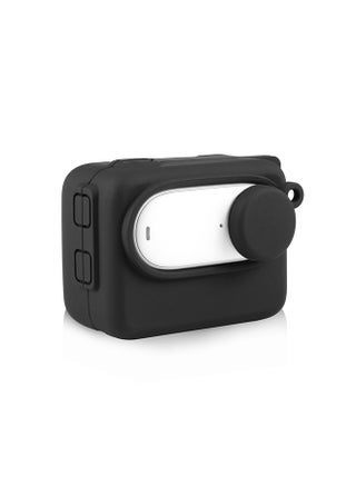 Silicone Case Compatible with Insta360 GO 3, Soft Carrying Case with Lens Cover Cap & Wrist Strap  Black - pzsku/Z58CC80E6A110A1B3A86BZ/45/_/1703919235/3f9b5198-d25f-4347-a5db-914eded63465