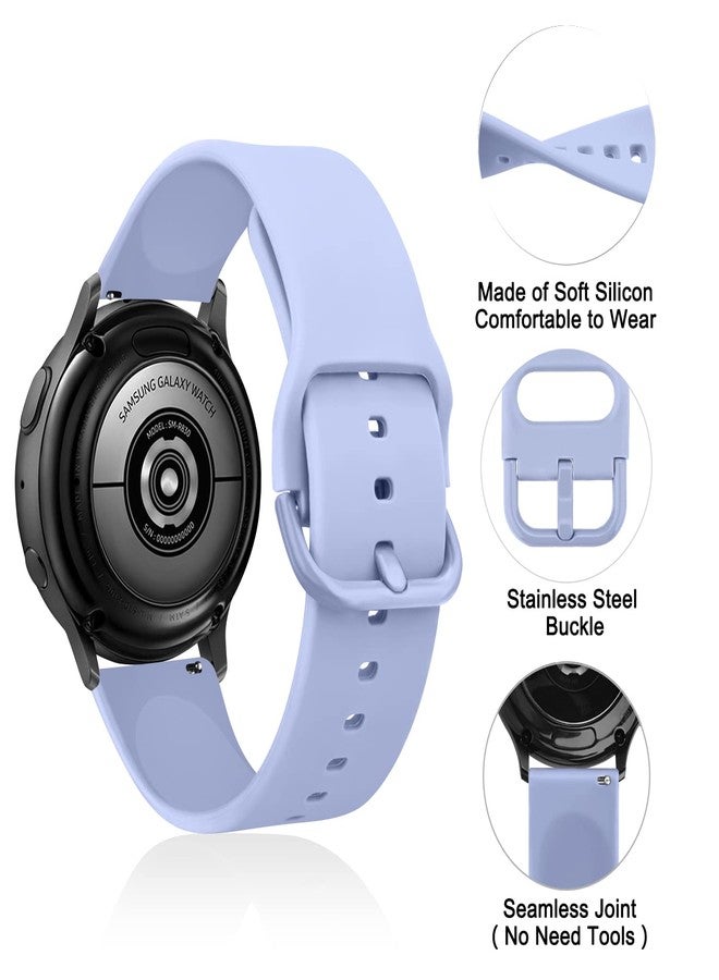 اي كي سوار ساعة AK لساعات Amazfit Bip 6/5 و Amazfit GTR 4/3 Pro / 3 / 2e / 2 / GTR الذكية مقاس 47 مم، سوار رياضي من السيليكون الناعم مقاس 22 مم متوافق مع ساعات Bip 6/5 و GTR 4 للرجال والنساء (أزرق سماوي) - Image 4