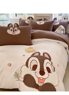 Brown and White